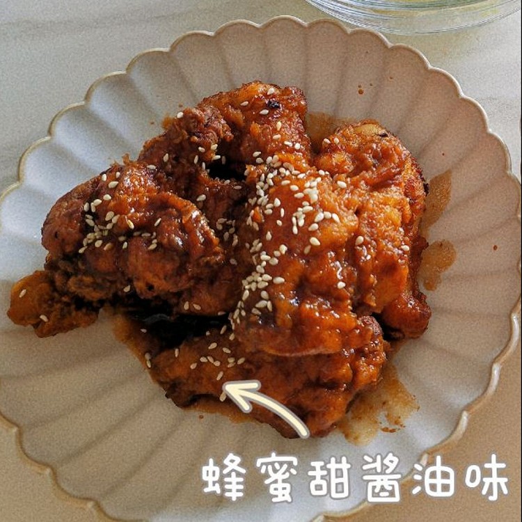 韩式炸鸡（甜口～蜂蜜酱油味）的做法