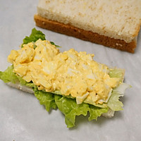 鸡蛋沙拉三明治便当#monbento为减脂季撑腰#的做法图解5