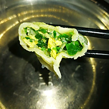 韭菜素饺子