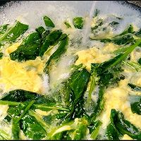 低卡低脂菠菜蛋花汤的做法图解6
