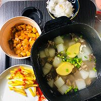 清炖牛肉萝卜汤的做法图解7
