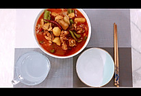 大盘鸡+拌面的做法
