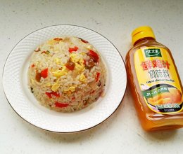 多彩蛋炒饭#太太乐鲜鸡汁中式#的做法