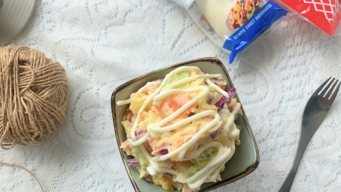日式土豆沙拉，好吃到舔盘