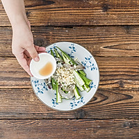 秋葵蒸虾仁的做法图解3