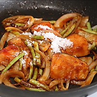 蔬菜炒鲑鱼#新春美味菜肴#的做法图解11