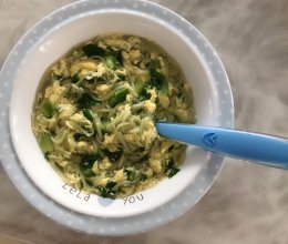 小白菜鸡蛋面的做法