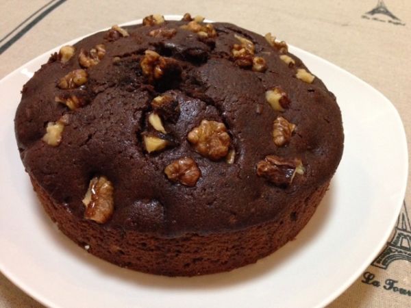 核桃朱古力磅蛋糕