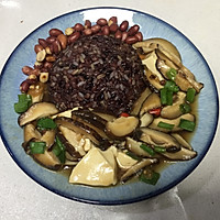 香菇滑内酯豆腐紫米饭的做法图解10