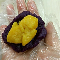 奶黄紫薯冰皮月饼#手作月饼#的做法图解20