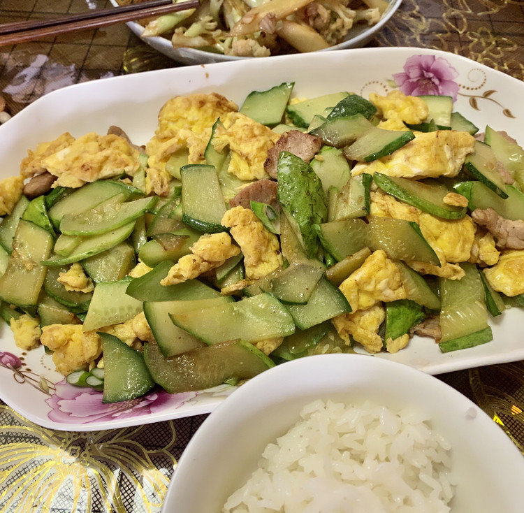 木须青瓜肉片的做法