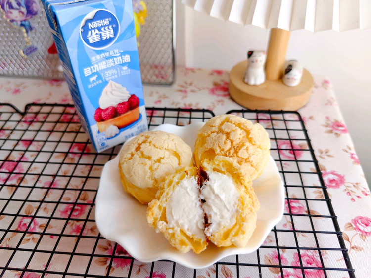 酥皮奶油泡芙的做法