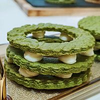 芝士控最爱的抹茶冰酪塔饼干，搅一搅就成功的做法图解4