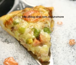 金枪鱼火腿pizza的做法