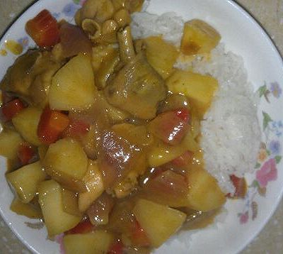 咖喱鸡饭