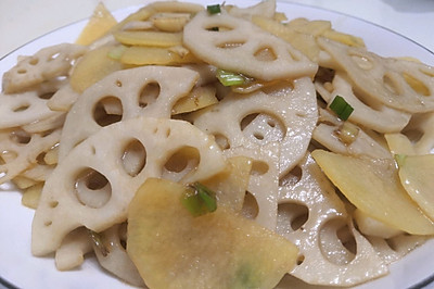 脆炒藕片