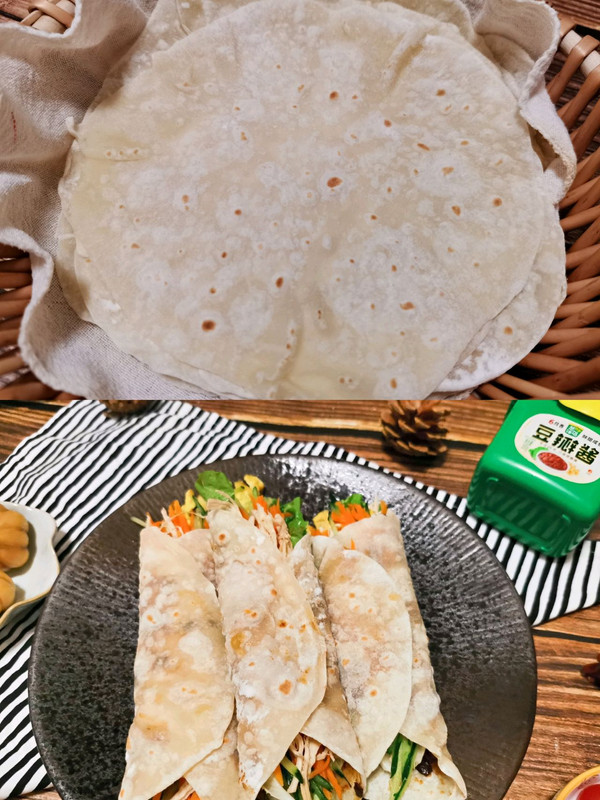 第二天也柔软的卷饼皮 烙馍