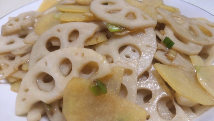 脆炒藕片