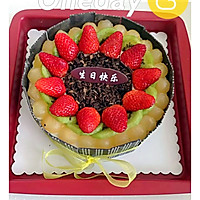 水果生日蛋糕-环绕的幸福#豆果5周年#的做法图解5