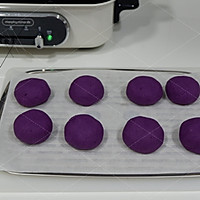 芝心紫薯糯米饼#年味十足的中式面点#的做法图解10
