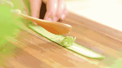 翡翠黄瓜卷 宝宝辅食食谱的做法图解9