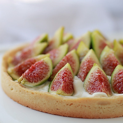 fig tart&raspberry tart 