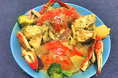 咖喱椰浆蟹