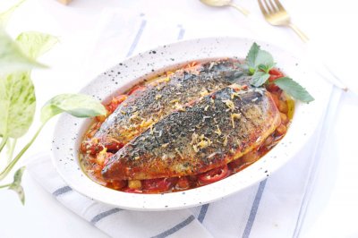 挪威青花鱼地中海饭