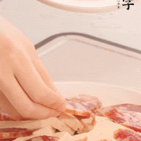 香肠蒸豆腐的做法图解4