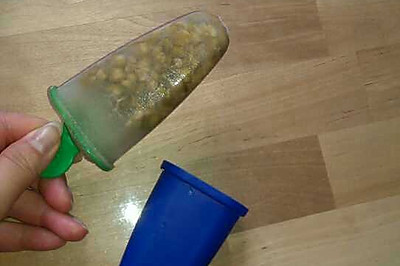 自制凉爽绿豆棒冰，