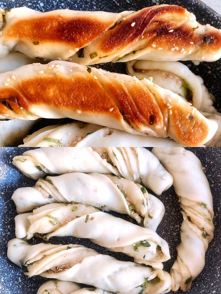 生煎葱油卷子的做法