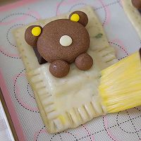 #2021亲子烘焙组——“焙”感幸福# 小熊巧克力千层饼干的做法图解9