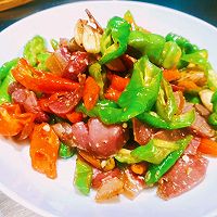 云南菜～青椒炒火腿的做法图解6