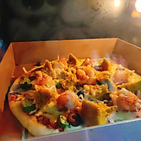 大虾南瓜PIZZA 外脆内软的薄饼披萨配方来了的做法图解17