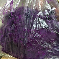奶香紫薯吐司(面包机版)的做法图解2