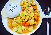 咖喱鸡块饭的做法