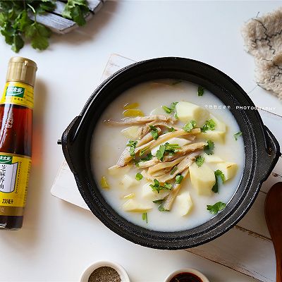 山药胡椒肚丝汤