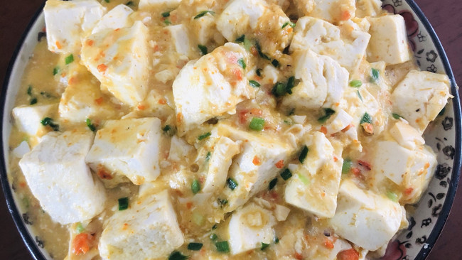 蟹味豆腐——超级下饭菜的做法