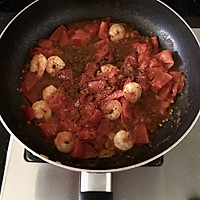 低卡蝦仁番茄意麵的做法图解9