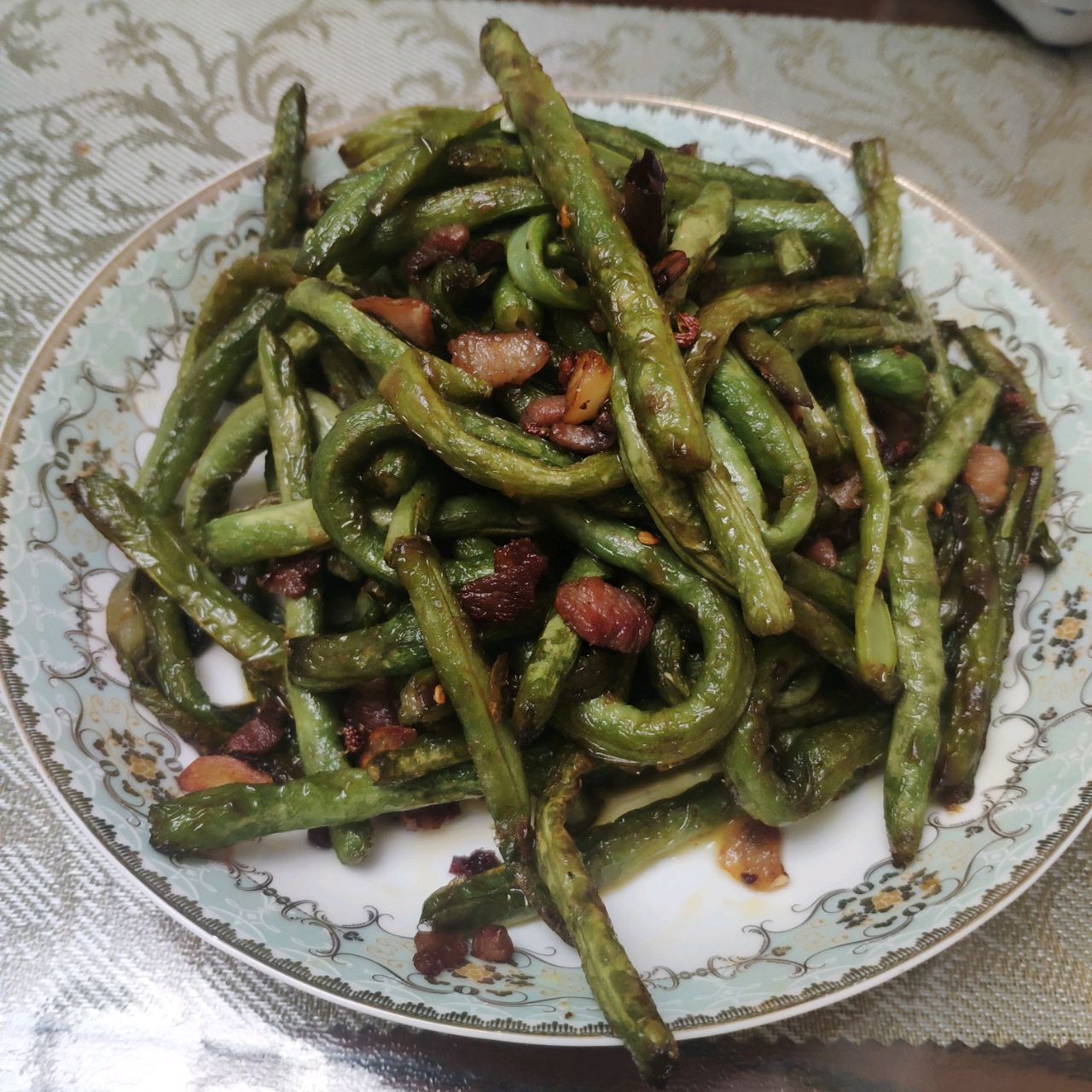 Stir fried beans