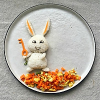 爱宠兔子饭团#铁釜烧饭就是香#的做法图解9