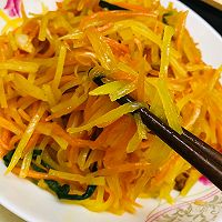 红萝卜土豆丝的做法图解8