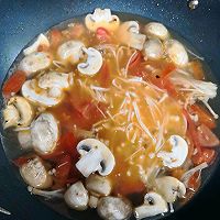 #寻味外婆乡#油豆腐西红柿荠菜汤的做法图解7