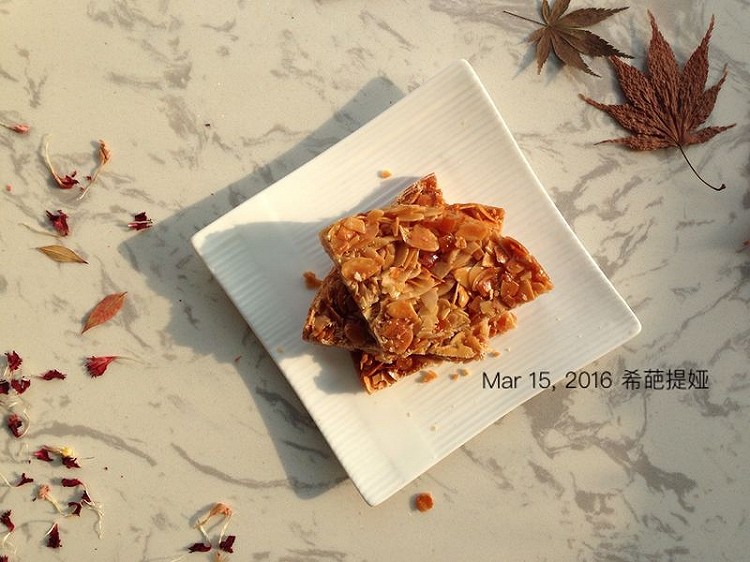 焦糖杏仁饼的做法