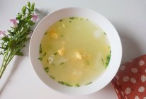 清爽冬瓜虾米鸡蛋汤的做法