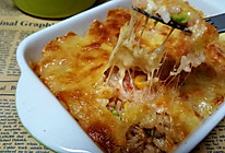 在家就能吃到的美味，宝宝和妈妈一起享用的西式大餐！虾仁什锦焗的做法