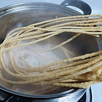 鸡汤麻油馓子的做法图解2