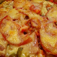 番茄香肠焗饭的做法图解5
