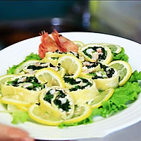 #一口新年味，全家享佳味#过年就做这个加拿大北极虾菠菜豆腐卷的做法图解10