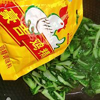 #龙年好运来 乐享豪吉味#蒜蓉鸡毛菜的做法图解5